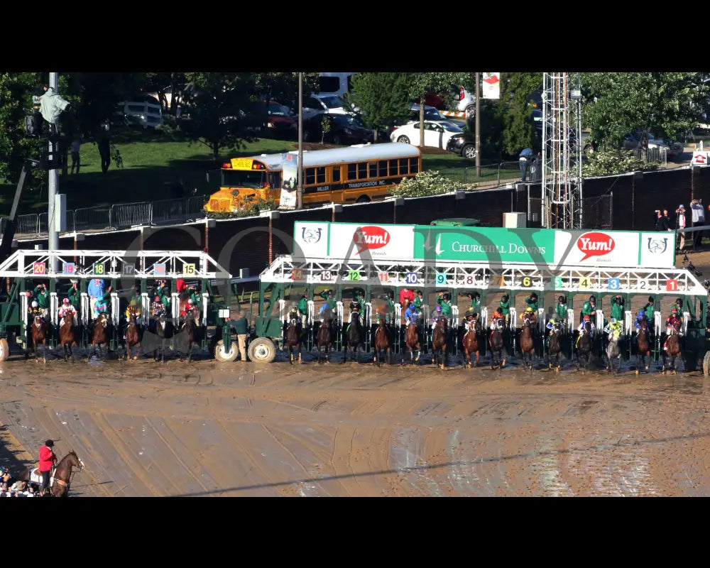 Always Dreaming - 050617 Race 12 Cd Aerial Start 1 Churchill Downs