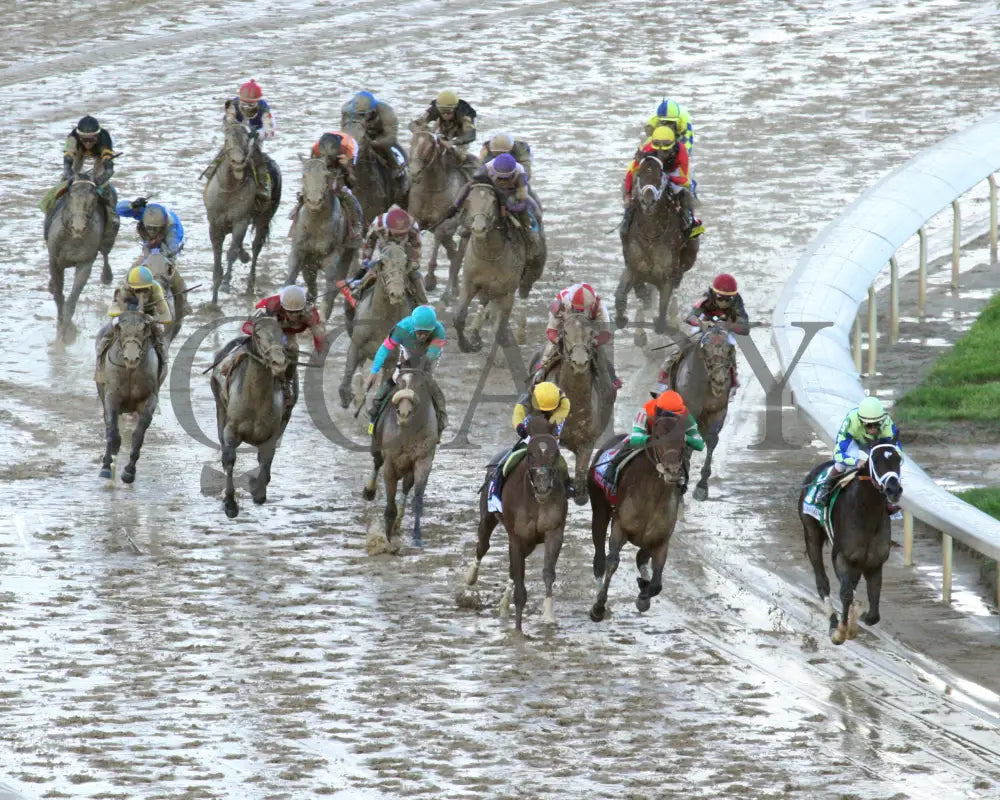 Always Dreaming - 050617 Race 12 Cd Aerial Turn 1 Churchill Downs