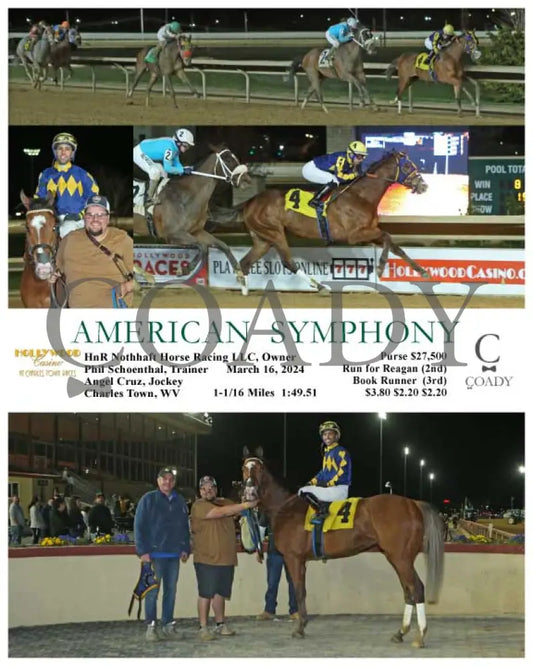 American Symphony - 03 - 16 - 24 R03 Ct Hollywood Casino At Charles Town Races
