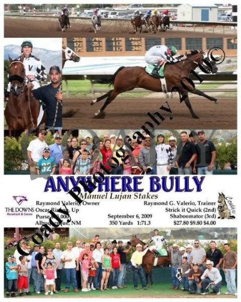 Anywhere Bully - Manuel Lujan Stakes 9 6 200 Downs At Albuquerque