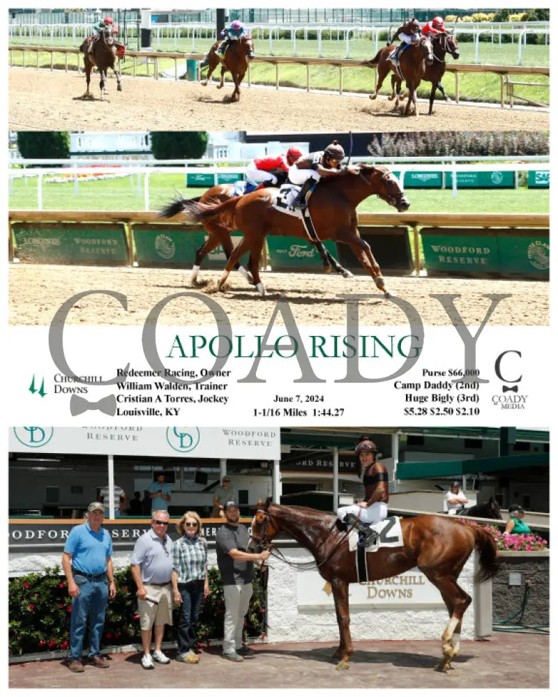 Apollo Rising - 06-07-24 R01 Cd Churchill Downs