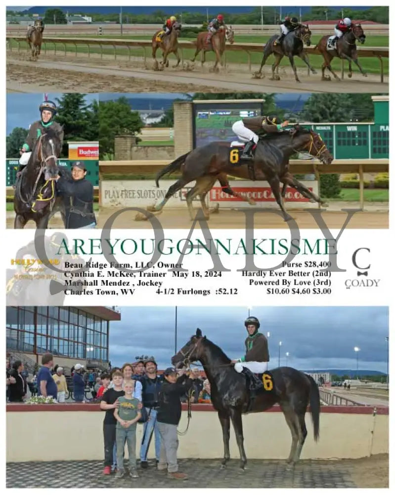 Areyougonnakissme - 05-18-24 R01 Ct Hollywood Casino At Charles Town Races