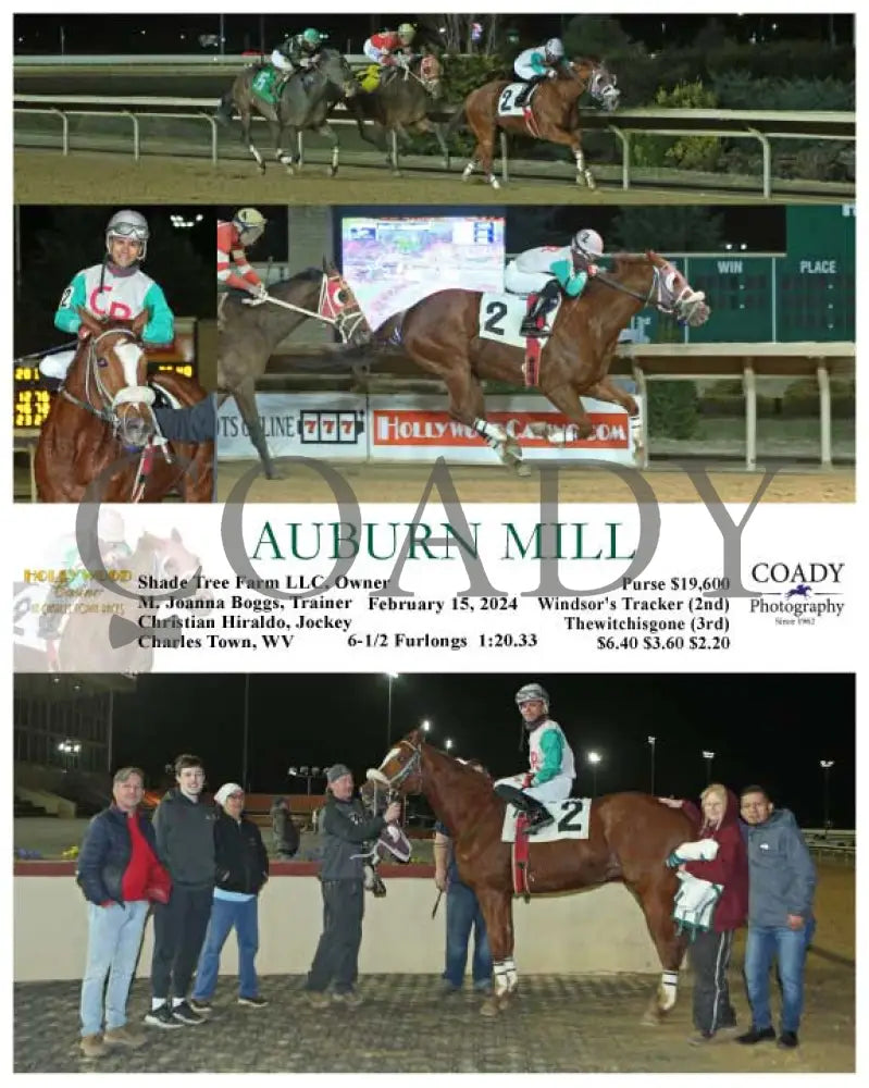 Auburn Mill - 02-15-24 R02 Ct Hollywood Casino At Charles Town Races