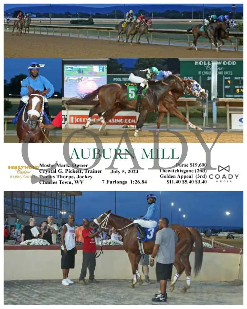 Auburn Mill - 07-05-24 R04 Ct Hollywood Casino At Charles Town Races