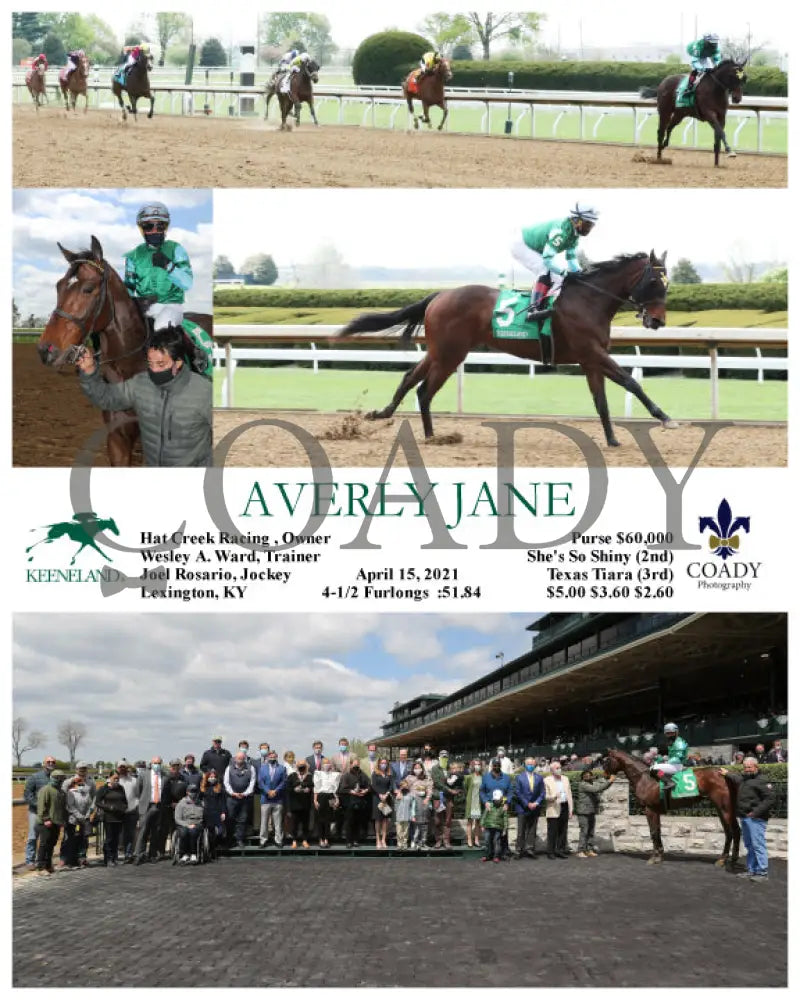 Averly Jane - 04-15-21 R01 Kee Keeneland