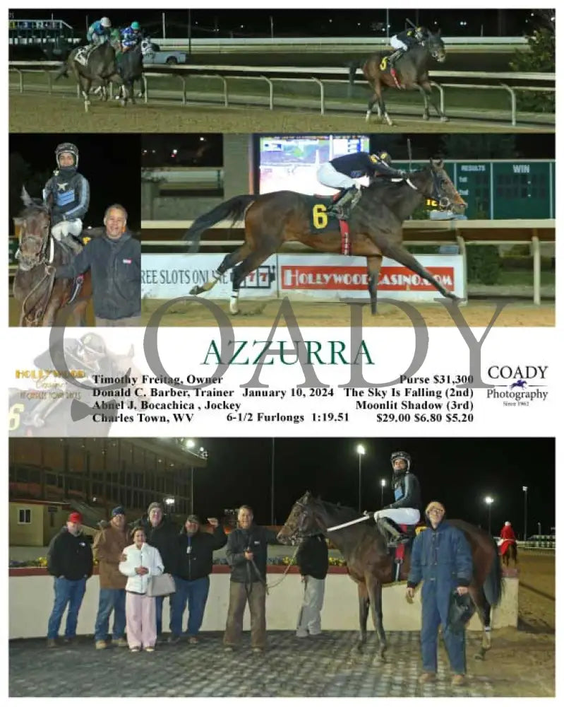 Azzurra - 01-10-24 R04 Ct Hollywood Casino At Charles Town Races