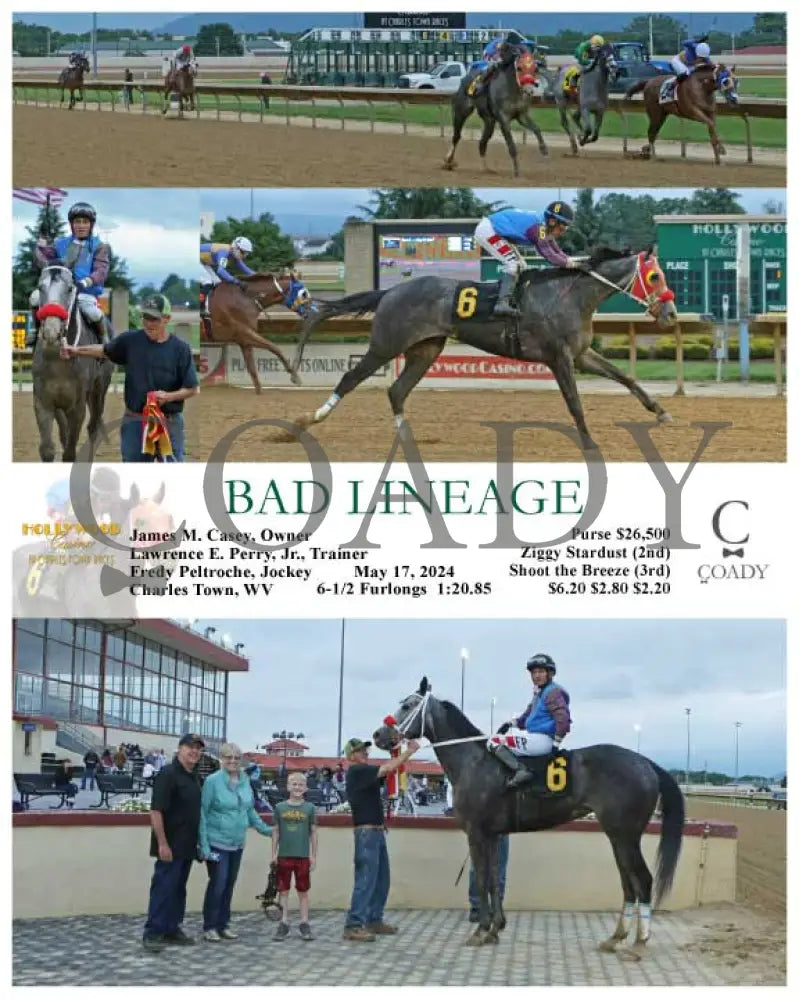 Bad Lineage - 05-17-24 R01 Ct Hollywood Casino At Charles Town Races