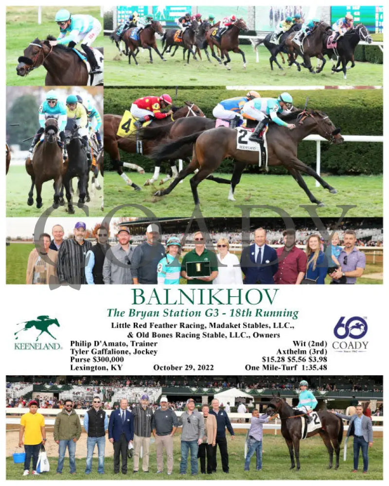 Balnikhov - The Bryan Station G3 18Th Running 10-29-22 R08 Kee Keeneland