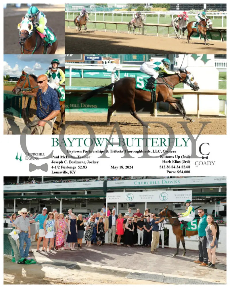 Baytown Butterfly - 05-18-24 R01 Cd Churchill Downs