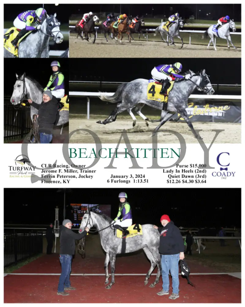 Beach Kitten - 01-03-24 R04 Tp Turfway Park