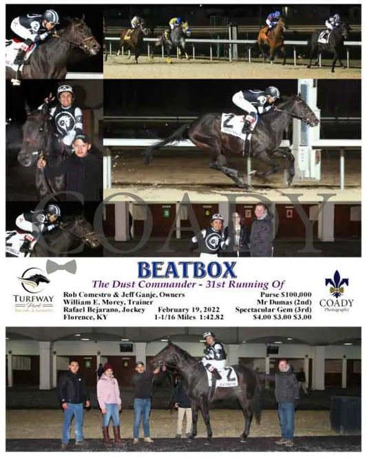 Beatbox - The Dust Commander 31St Running Of 02-19-22 R06 Tp Turfway Park