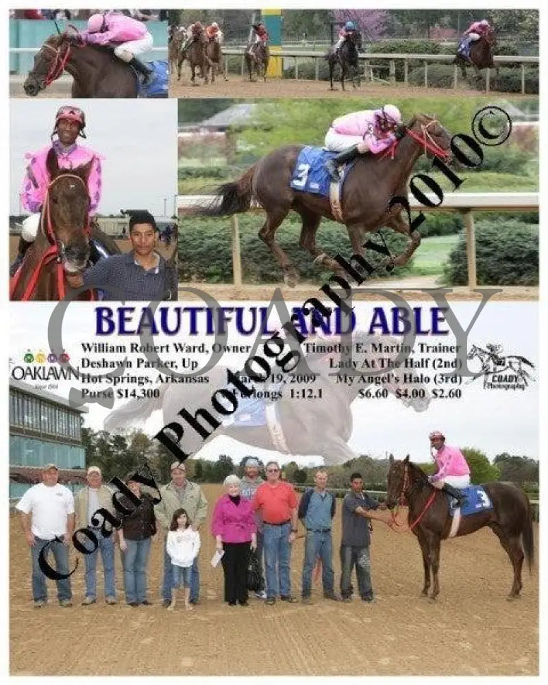 Beautiful And Able - 3 19 2009 Oaklawn Park