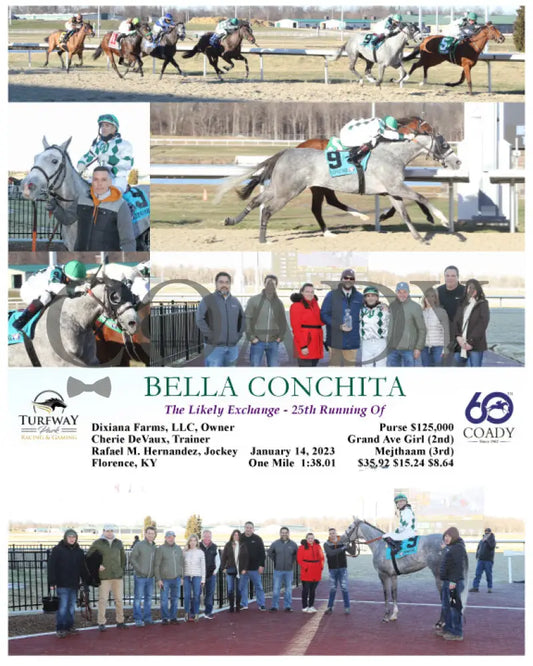 Bella Conchita - The Likely Exchange 25Th Running Of 01-14-23 R07 Tp Turfway Park