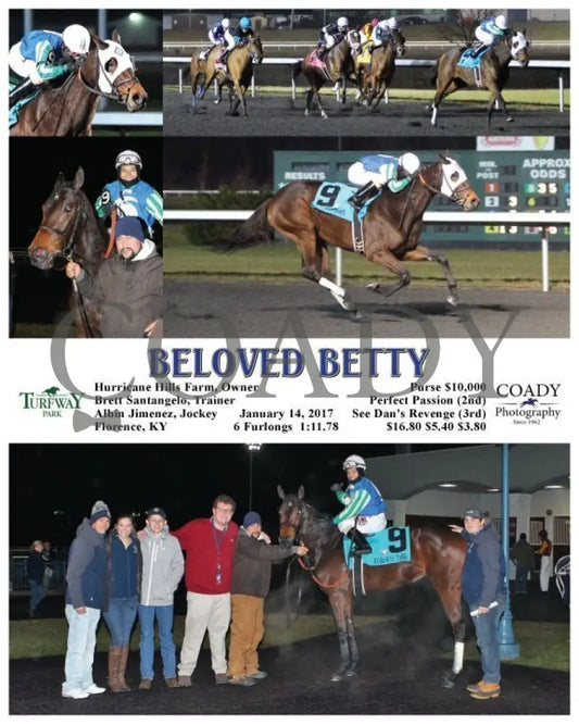 Beloved Betty - 011417 Race 03 Tp Turfway Park