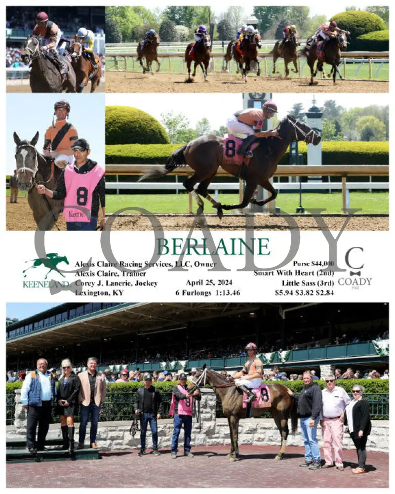 Berlaine - 04 - 25 - 24 R04 Kee Keeneland