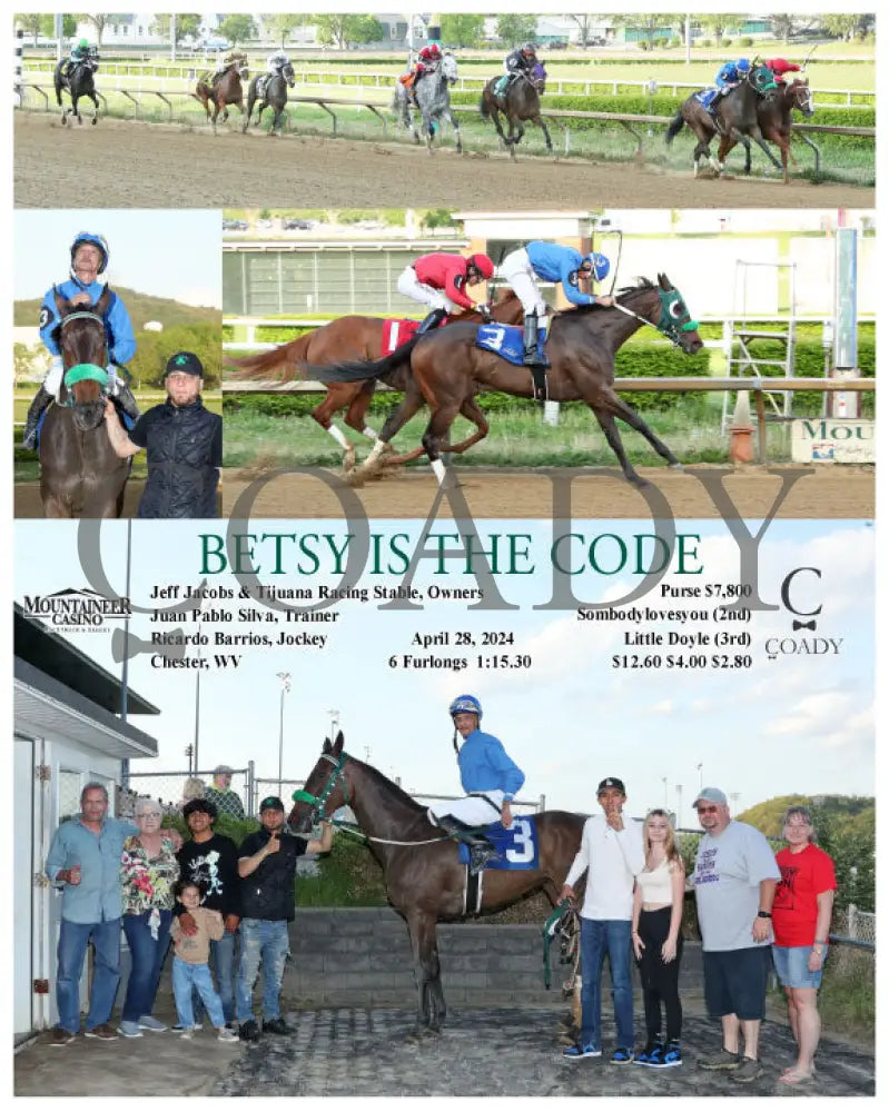 Betsy Is The Code - 04-28-24 R01 Mnr Mountaineer Park