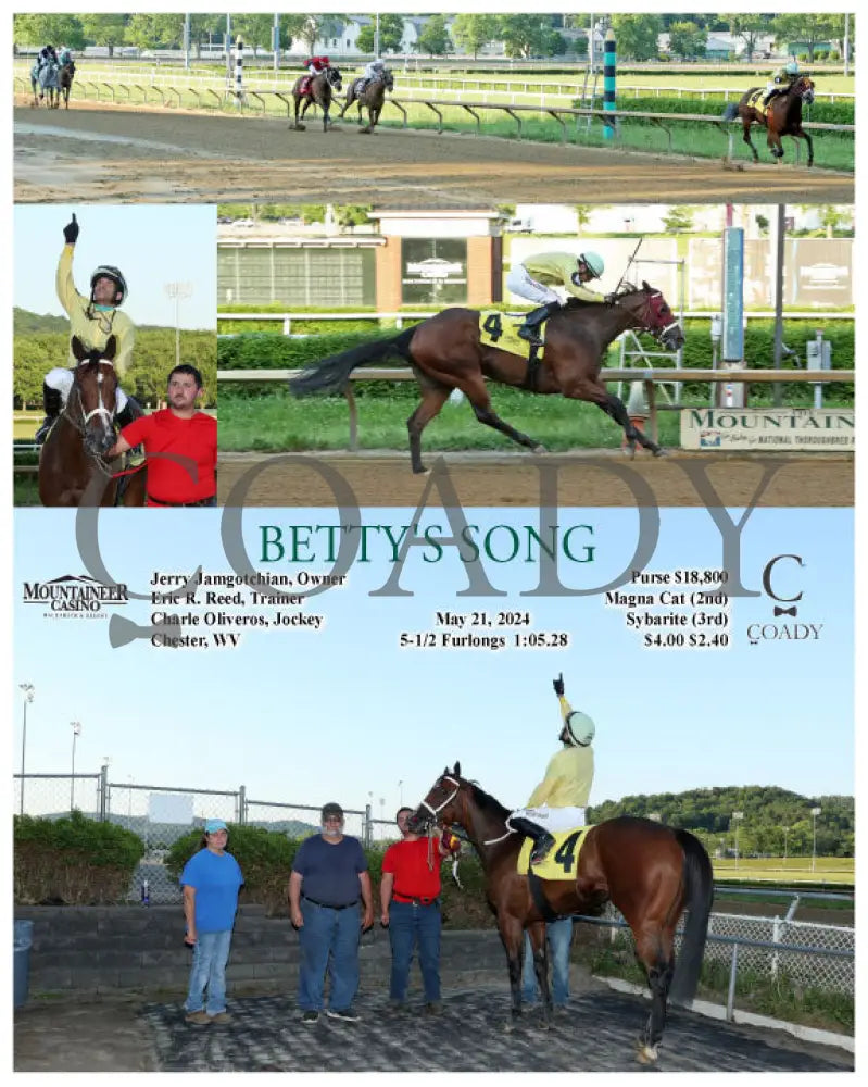 Betty’s Song - 05-21-24 R02 Mnr Mountaineer Park