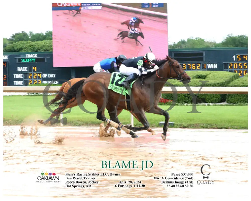 Blame Jd - 04-28-24 R04 Op A Oaklawn Park