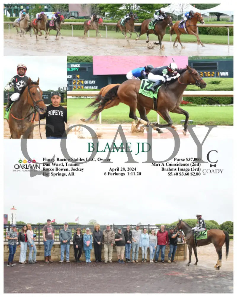 Blame Jd - 04-28-24 R04 Op Oaklawn Park