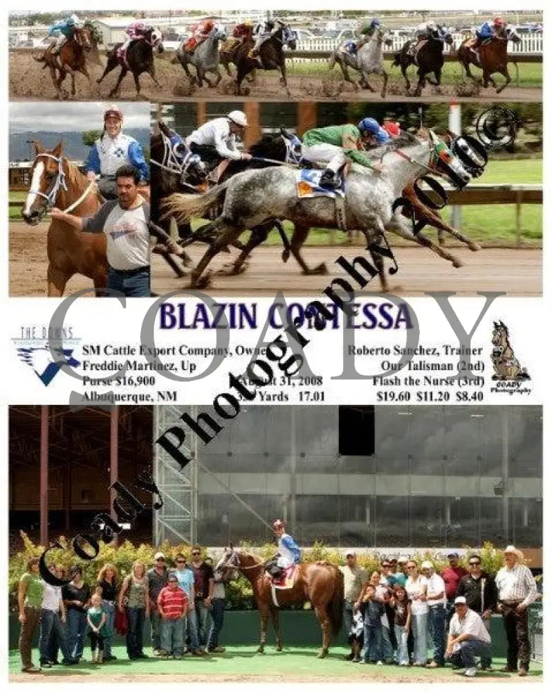 Blazin Contessa - Manuel Lujan Stakes Race 8 31 Downs At Albuquerque