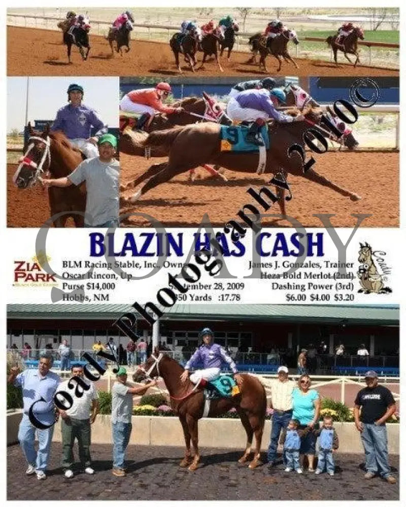Blazin Has Cash - 9 28 2009 Zia Park