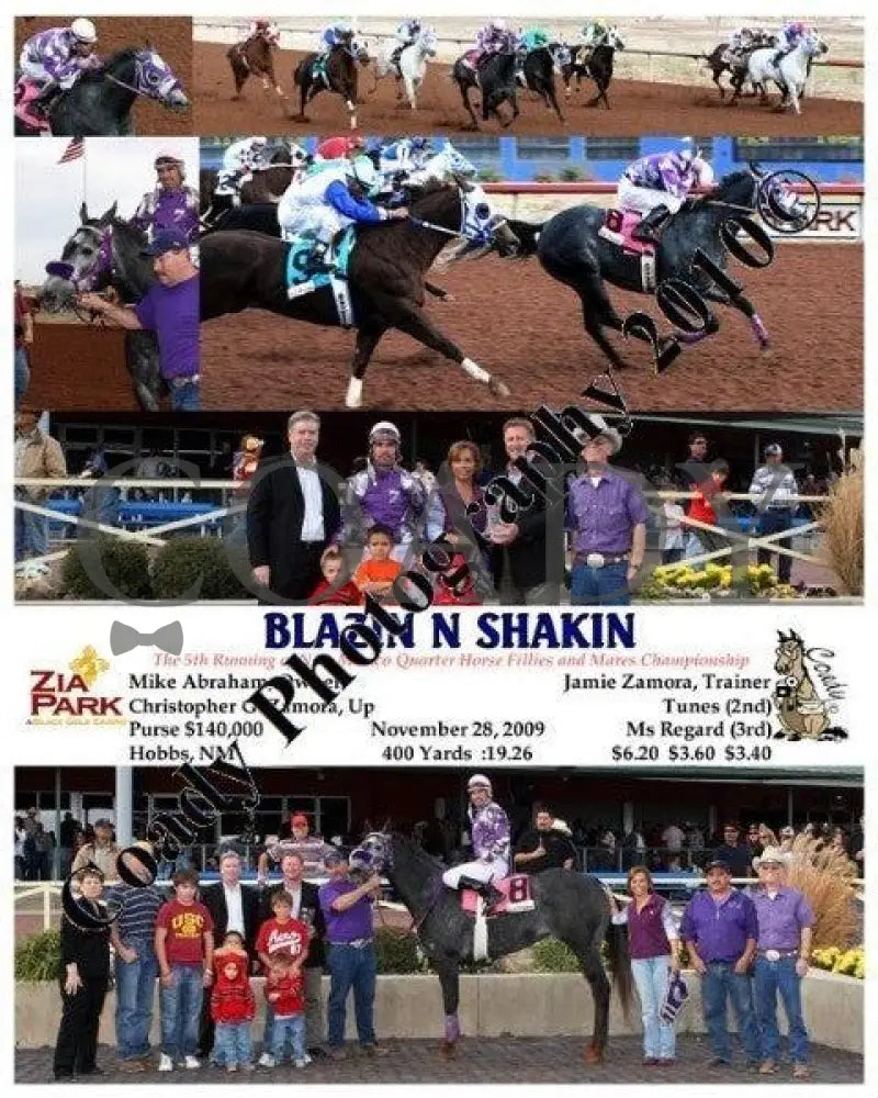 Blazin N Shakin - The 5Th Running Of New Mexico Zia Park