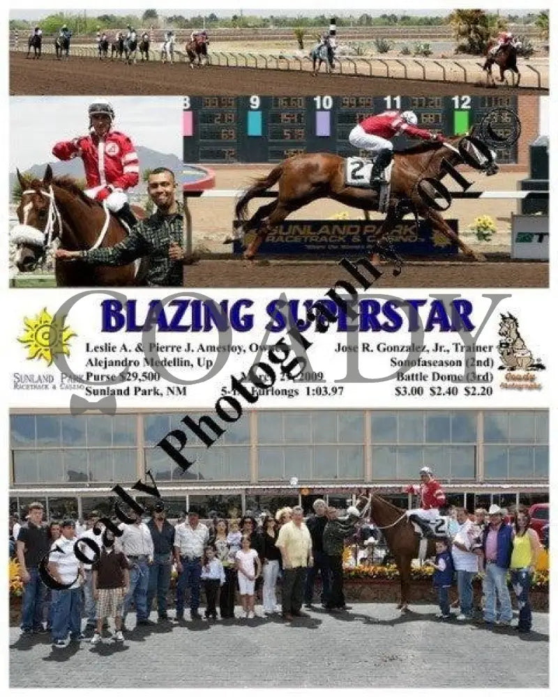 Blazing Superstar - 3 29 2009 Sunland Park
