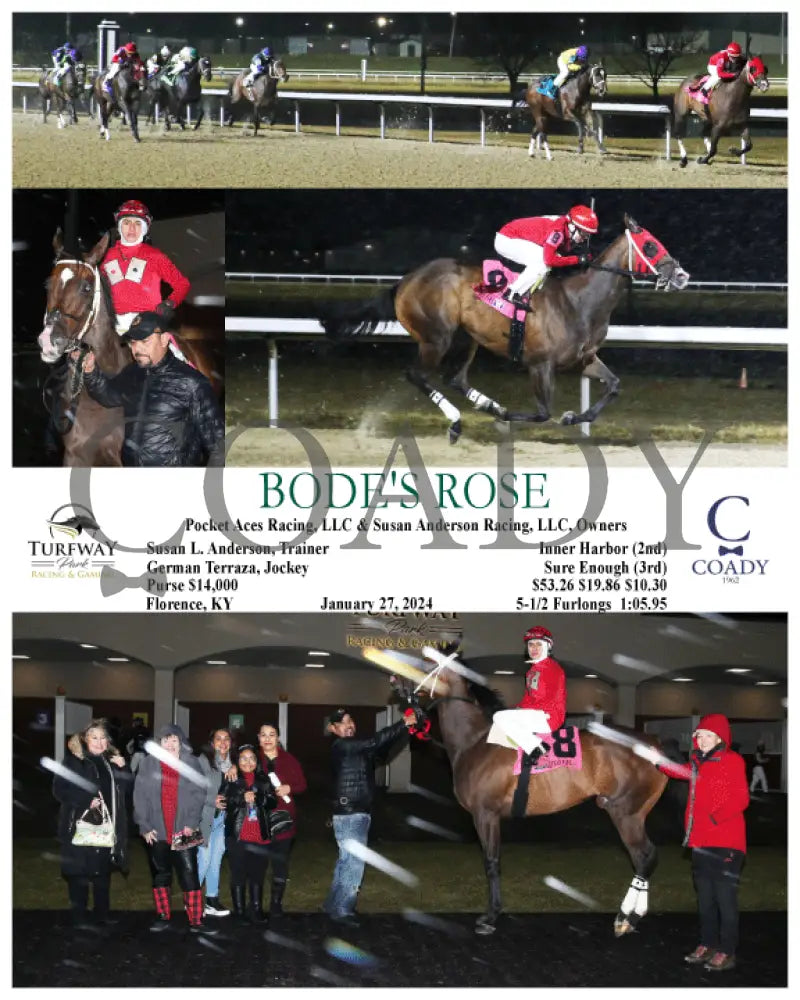 Bode’s Rose - 01-27-24 R05 Tp Turfway Park