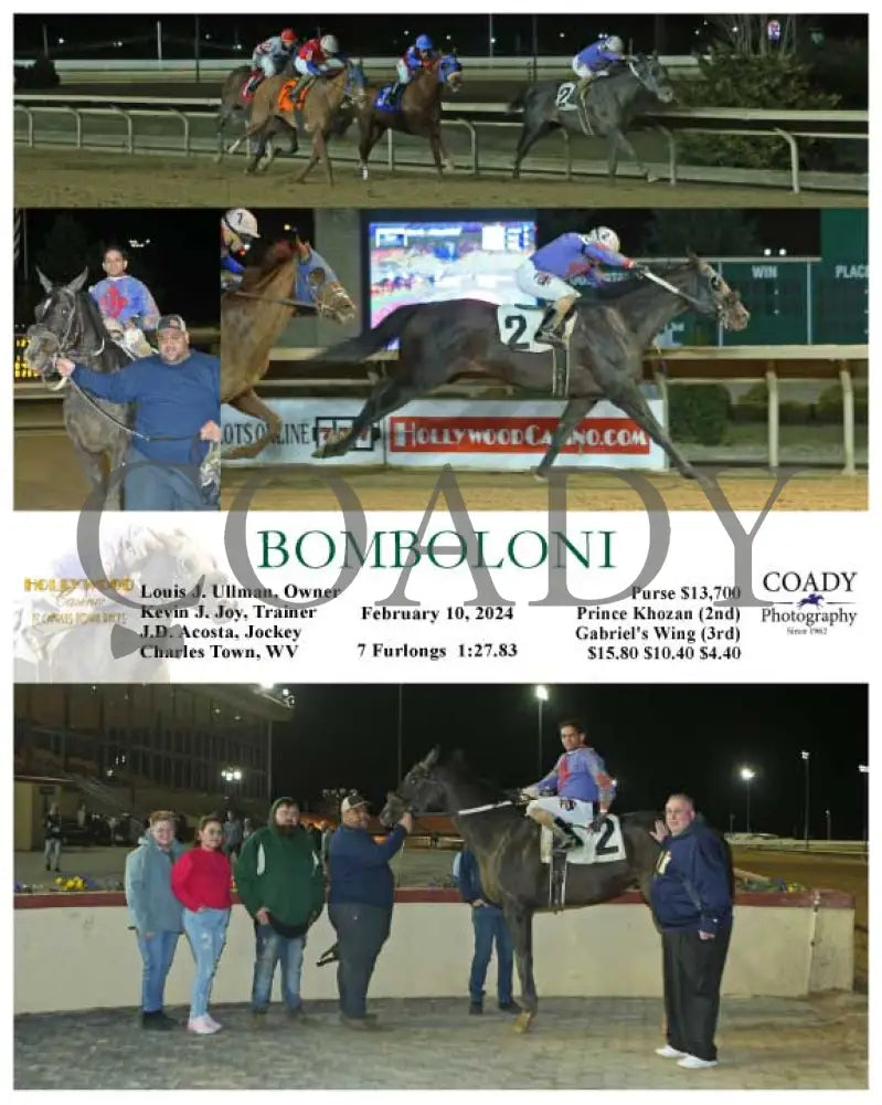 Bomboloni - 02-10-24 R08 Ct Hollywood Casino At Charles Town Races