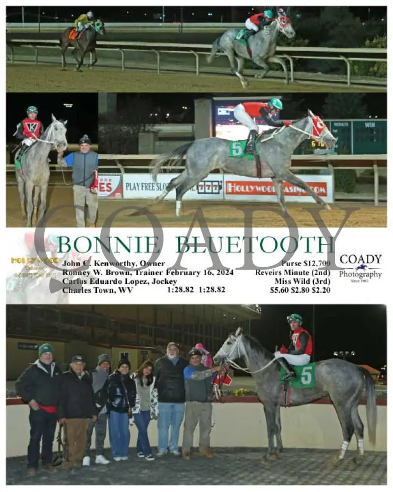 Bonnie Bluetooth - 02-16-24 R02 Ct Hollywood Casino At Charles Town Races