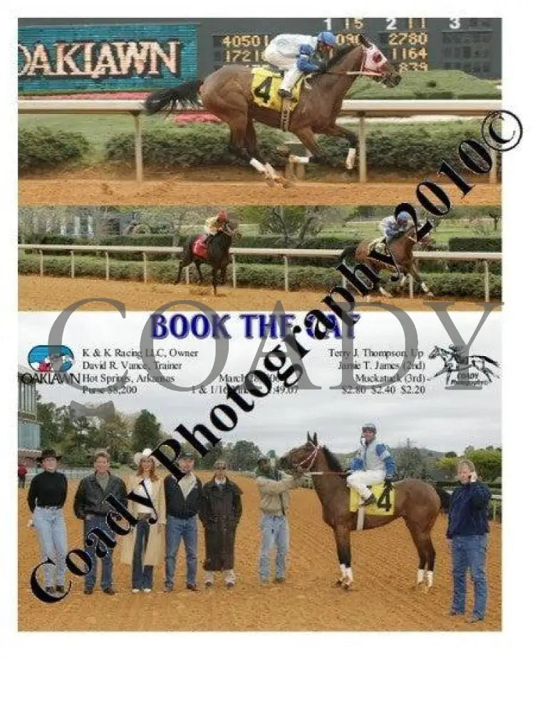 Book The Cat - 3 28 2003 Oaklawn Park