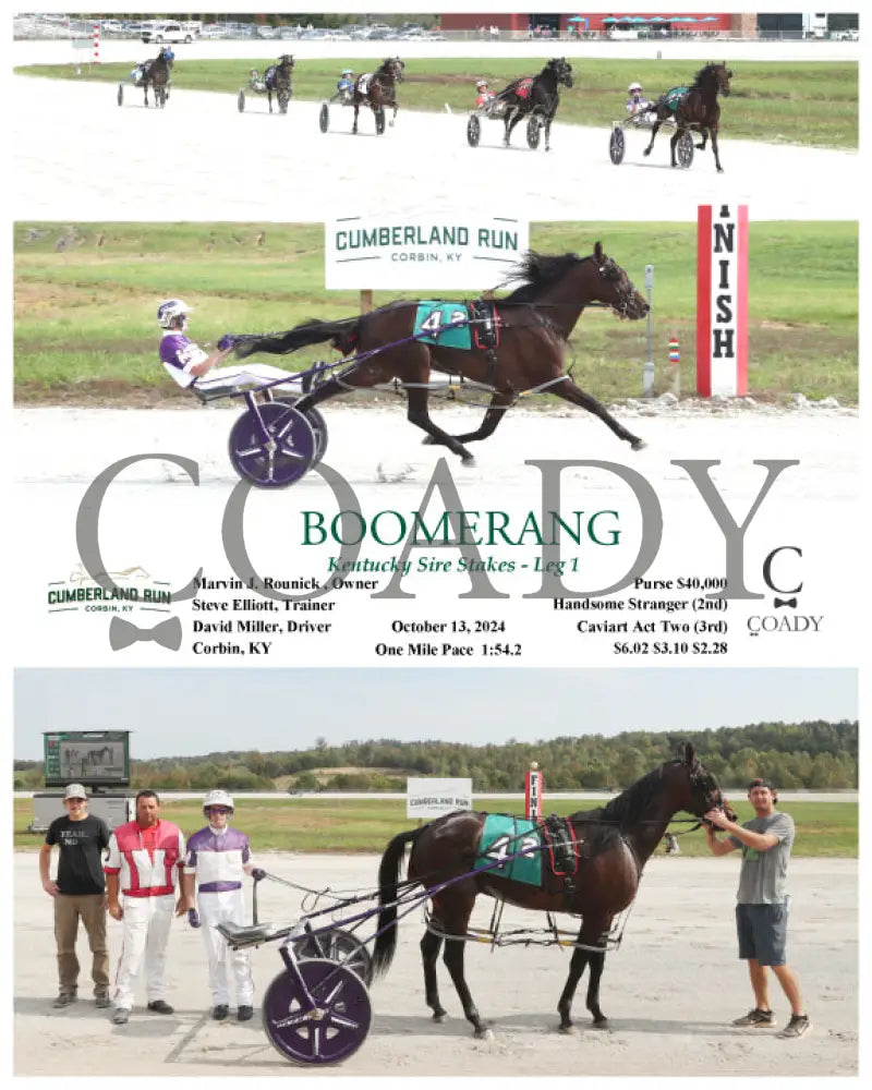 Boomerang - Kentucky Sire Stakes Leg 1 10-13-24 R02 Clr Cumberland Run