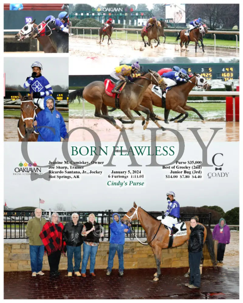 Born Flawless - 01-05-24 R04 Op Oaklawn Park