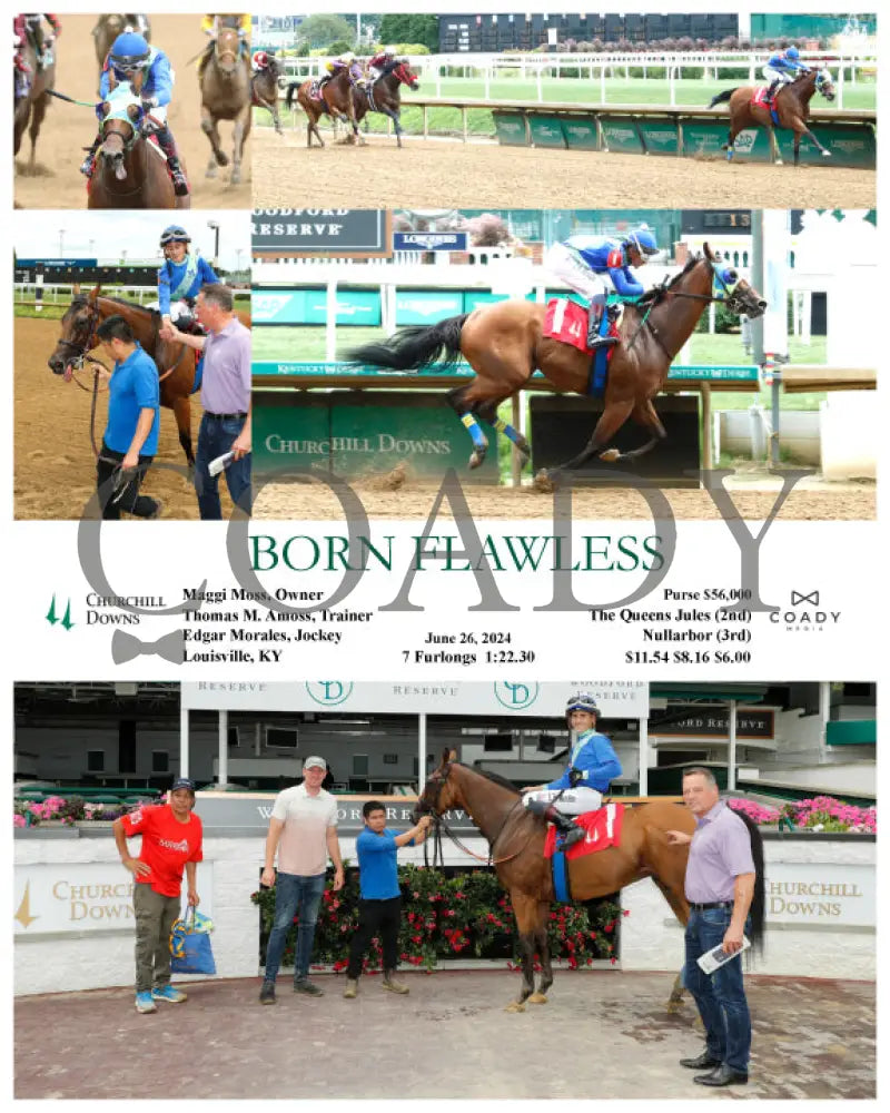 Born Flawless - 06-26-24 R07 Cd Churchill Downs