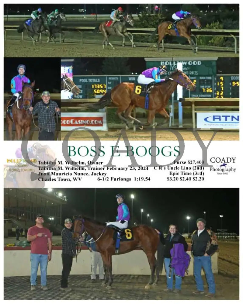 Boss E Boogs - 02-23-24 R02 Ct Hollywood Casino At Charles Town Races