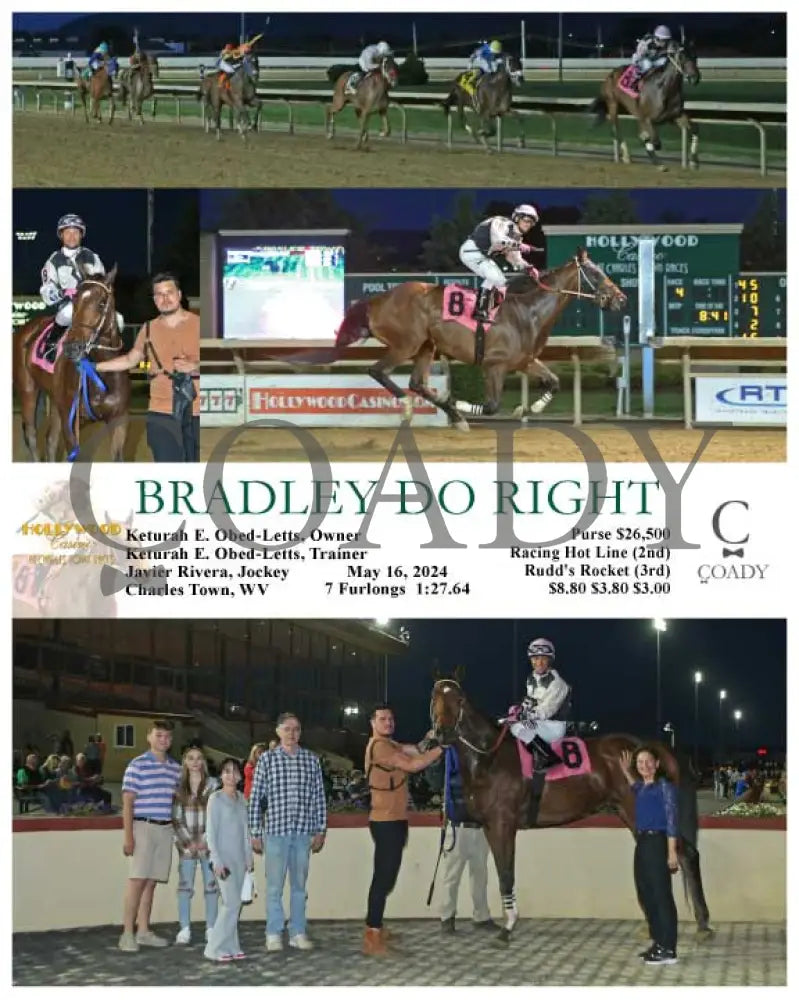 Bradley Do Right - 05-16-24 R04 Ct Hollywood Casino At Charles Town Races