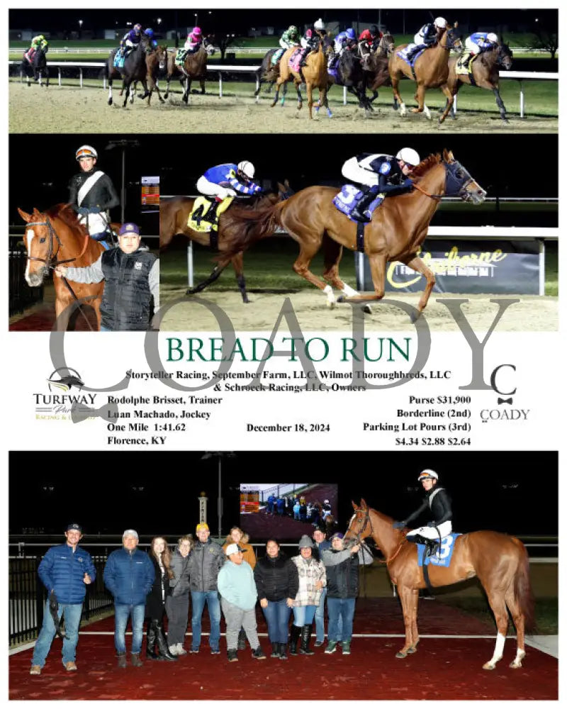 Bread To Run - 12-18-24 R05 Tp Turfway Park