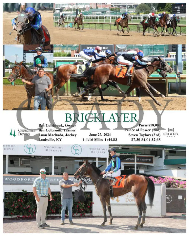 Bricklayer - 06-27-24 R01 Cd Churchill Downs