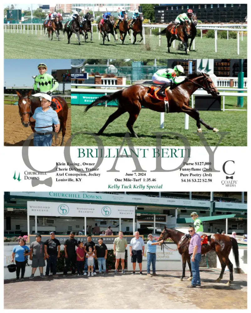 Brilliant Berti - 06-07-24 R08 Cd Churchill Downs