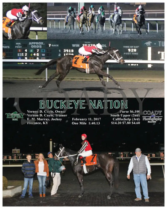 Buckeye Nation - 021117 Race 07 Tp Turfway Park