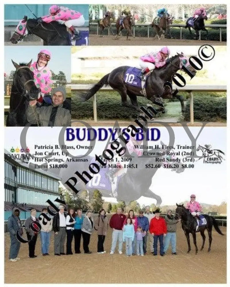 Buddy S Bid - 3 1 2009 Oaklawn Park