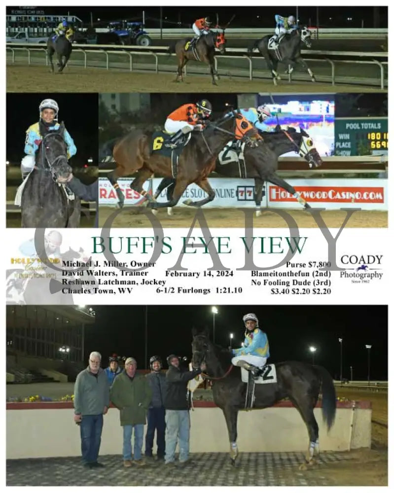 Buff’s Eye View - 02-14-24 R01 Ct Hollywood Casino At Charles Town Races