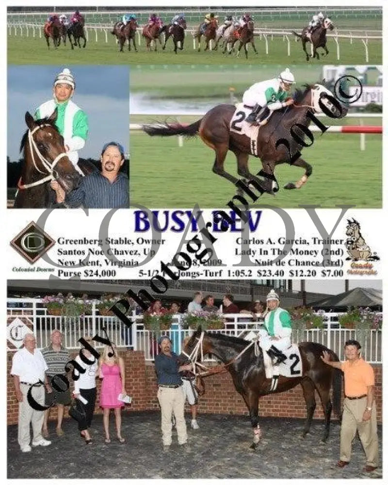 Busy Bev - 6 8 2009 Colonial Downs