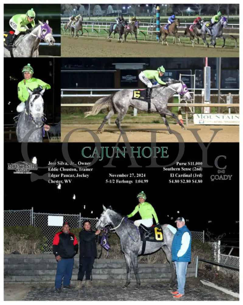 Cajun Hope - 11-27-24 R02 Mnr Mountaineer Park