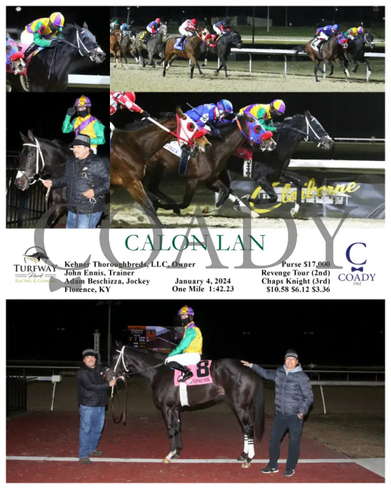 Calon Lan - 01-04-24 R06 Tp Turfway Park