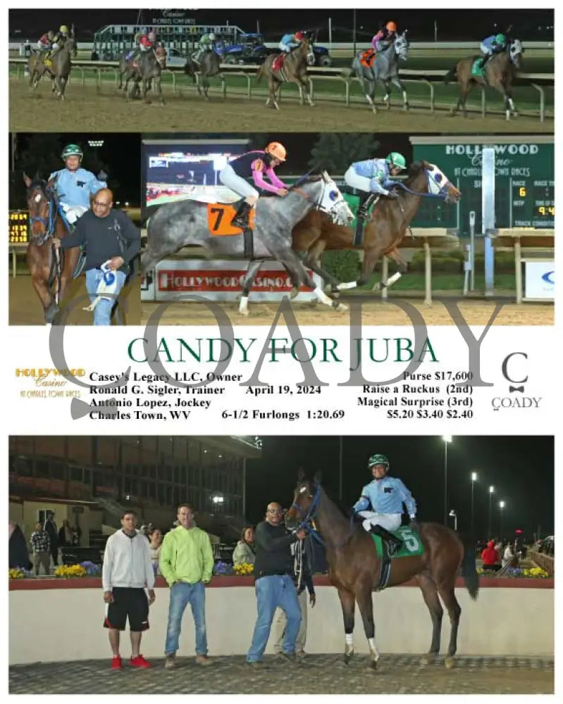Candy For Juba - 04 - 19 - 24 R06 Ct Hollywood Casino At Charles Town Races