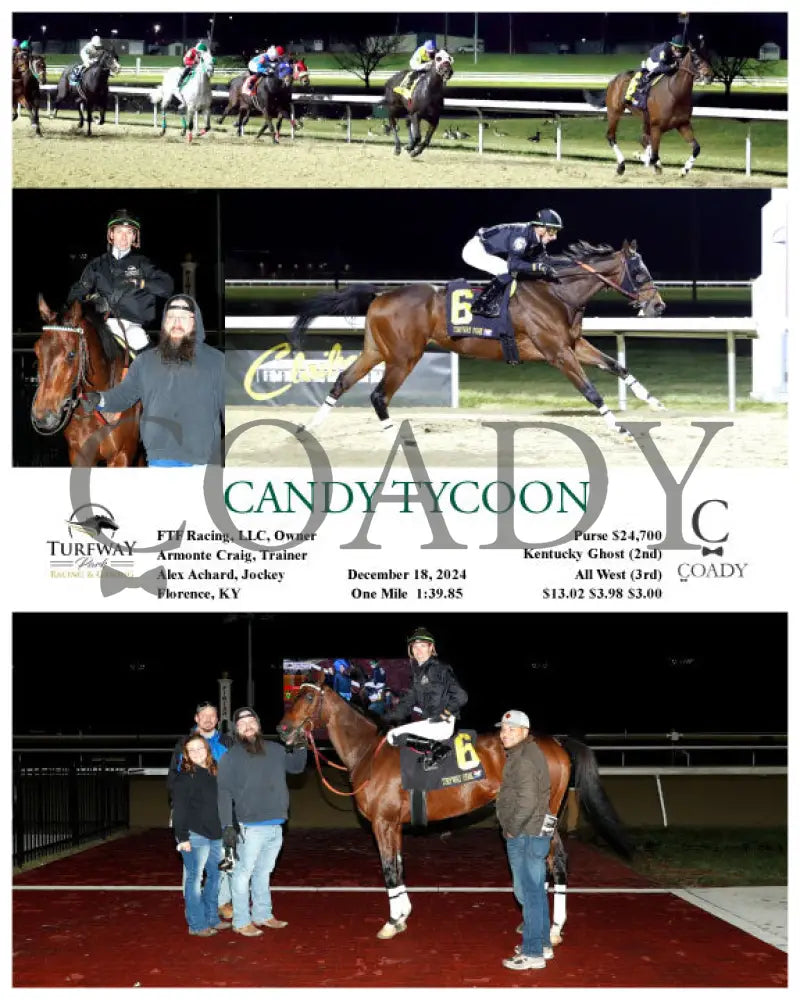 Candy Tycoon - 121824 Race 02 Tp Turfway Park