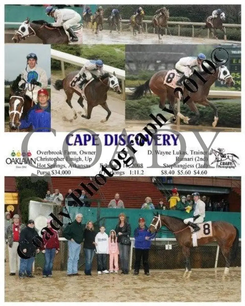 Cape Discovery - 2 16 2008 Oaklawn Park