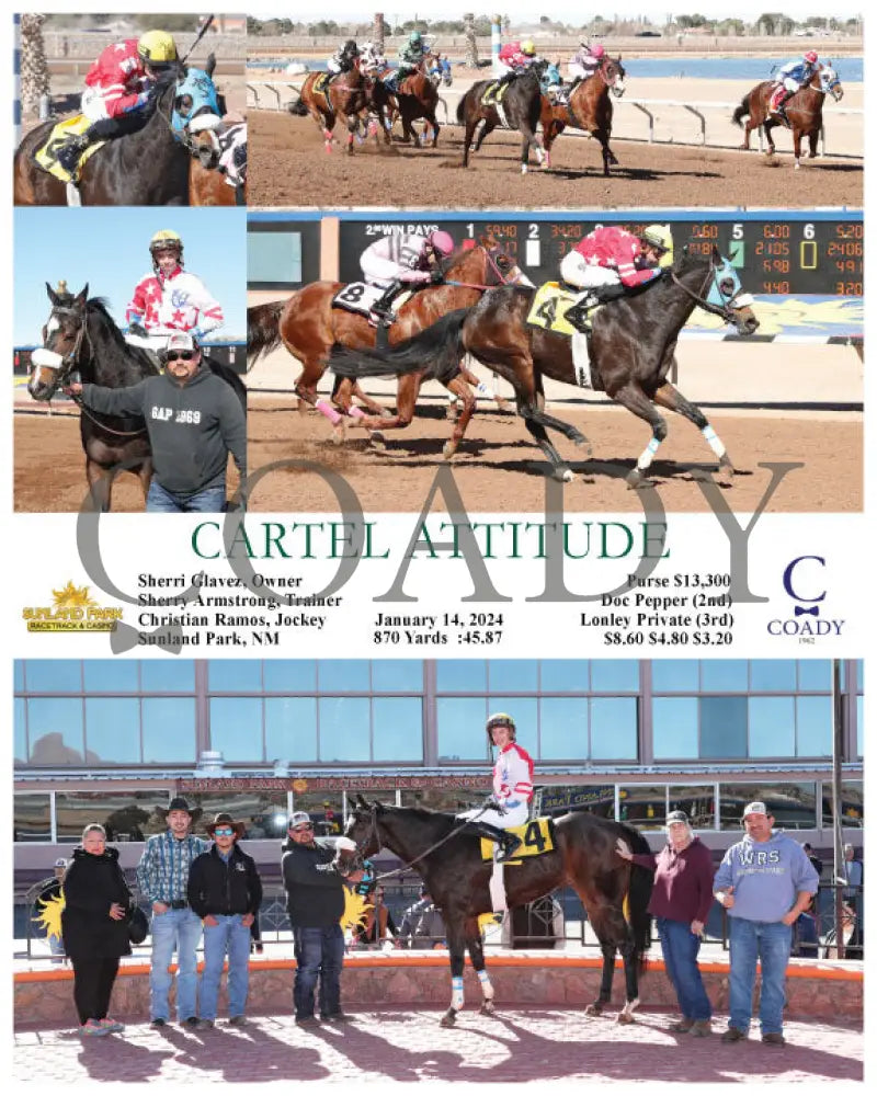 Cartel Attitude - 01-14-24 R01 Sun Sunland Park