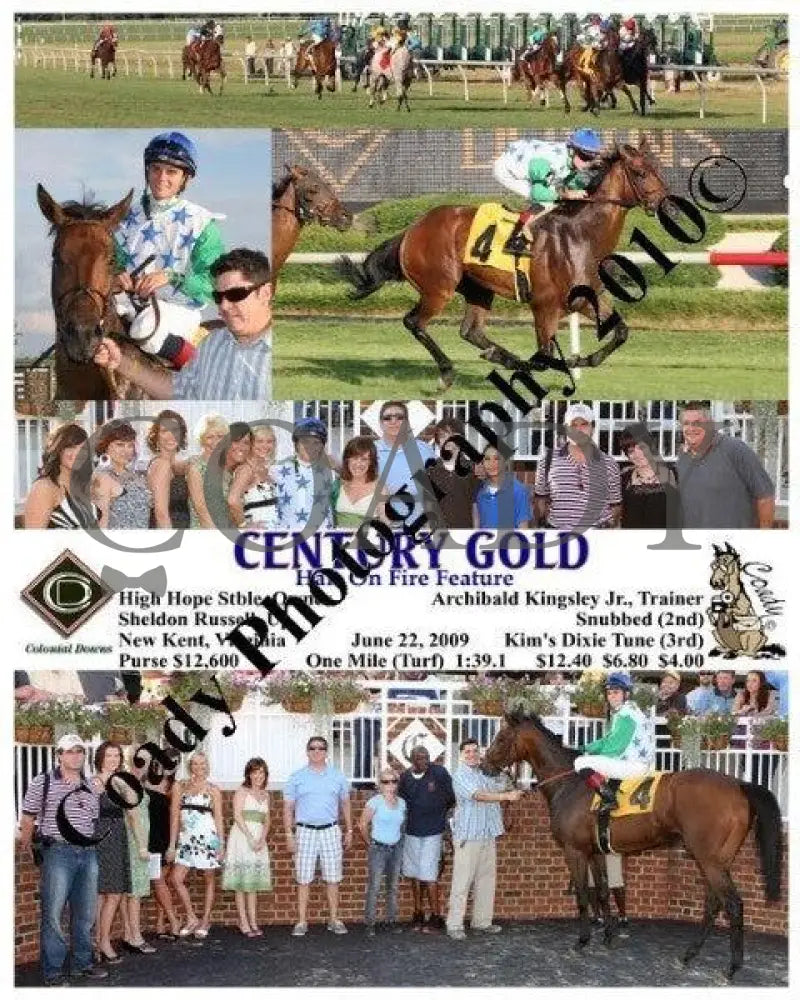 Century Gold - Hair On Fire Feature 6 22 200 Colonial Downs